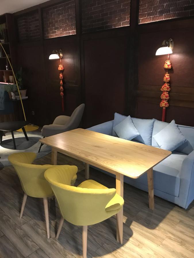 Manxin Hotel Shanghai Xujiahui Bagian luar foto